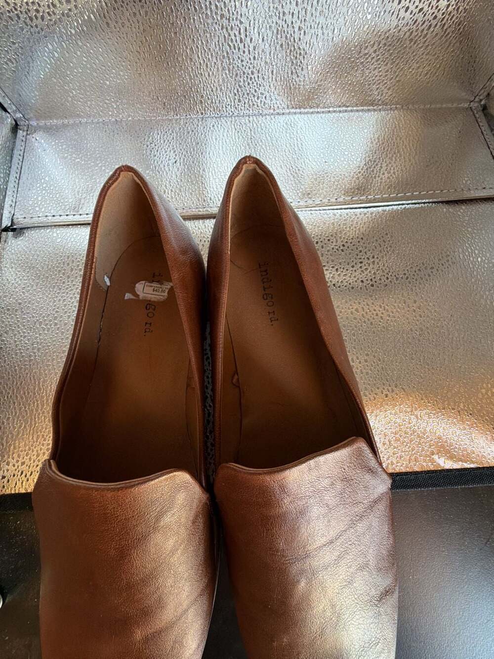 Indigo Rd. Hani Brown Faux Leather Loafers - Picture 3 of 4